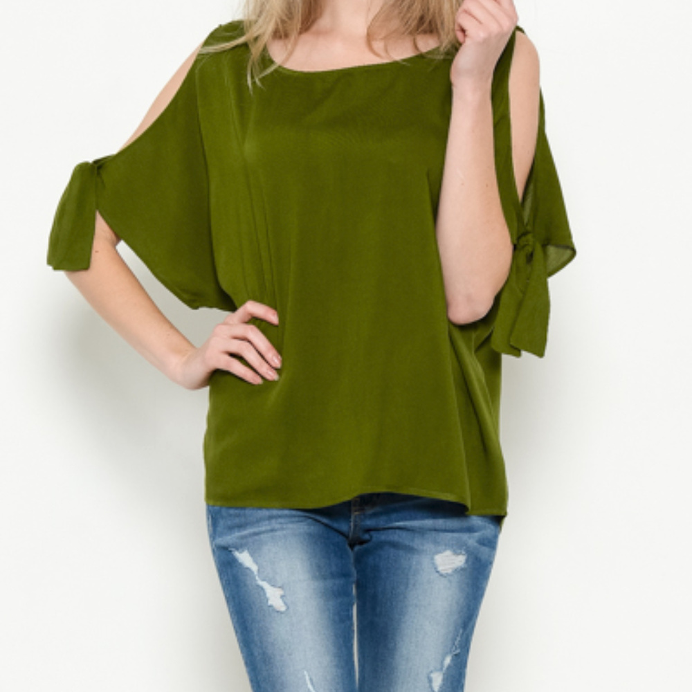 Cold Shoulder Top - 2 Tops for $10